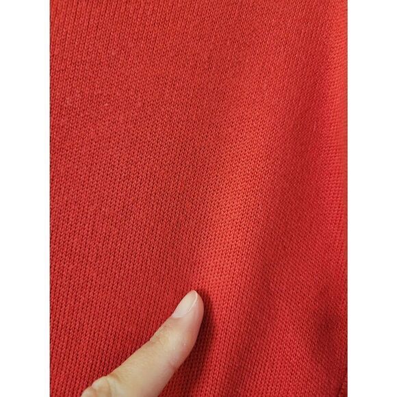 Tibi Merino Wool Bell Sleeve Knit Mini Dress XXS, RED $595 - Picture 7 of 10